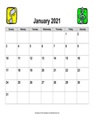 2021 Music Calendar, Landscape