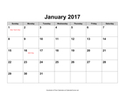 2012 Calendar with Holidays, Landscape