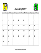 2022 Music Calendar, Landscape