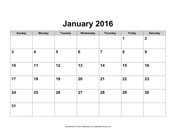 2011 Calendar, Landscape