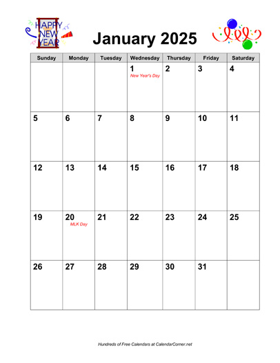 Free 2025 Holiday Graphics Calendar With Holidays